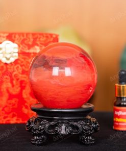 Quả Cầu Đá Núi Lửa Đỏ 7A 0,65kg 011-0597A-0,65