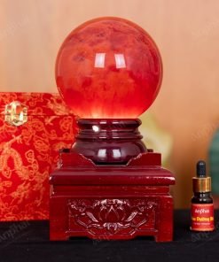 Quả Cầu Đá Núi Lửa Đỏ 7A 1,93kg 011-0597A-1,93