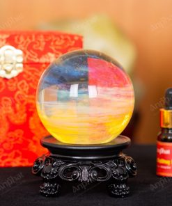 Quả Cầu Đá Núi Lửa Vàng 3A 0,64kg 011-0613A-0,64