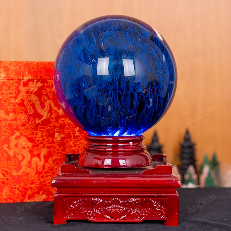 Quả Cầu Đá Núi Lửa Xanh Biển 2A 10,3kg 011-0622A-10,3