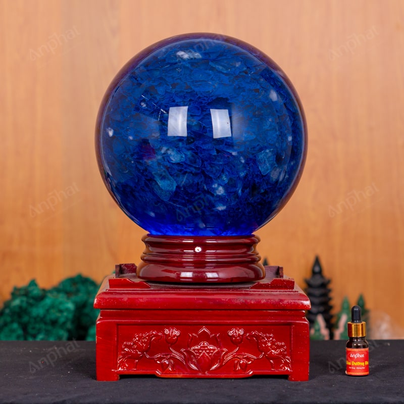 Quả Cầu Đá Núi Lửa Xanh Biển 2A 18,3kg 011-0622A-18,3