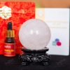Quả Cầu Thạch Anh Trắng Dừa 2A 0,4kg 011-0882A-0,4