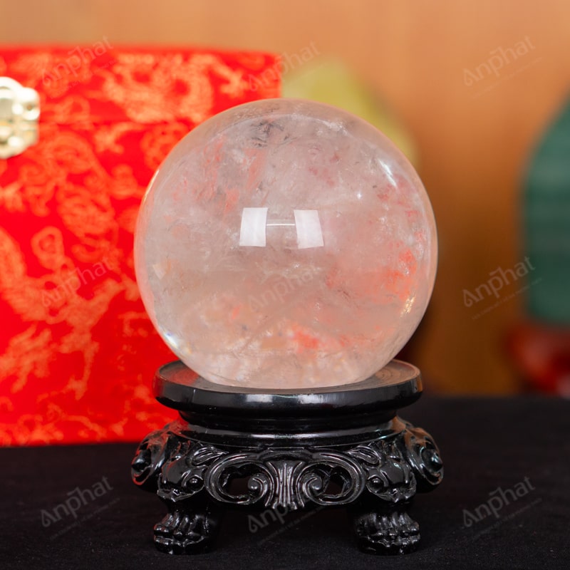 Quả Cầu Thạch Anh Trắng 5A 1,46kg 011-0895A-1,46