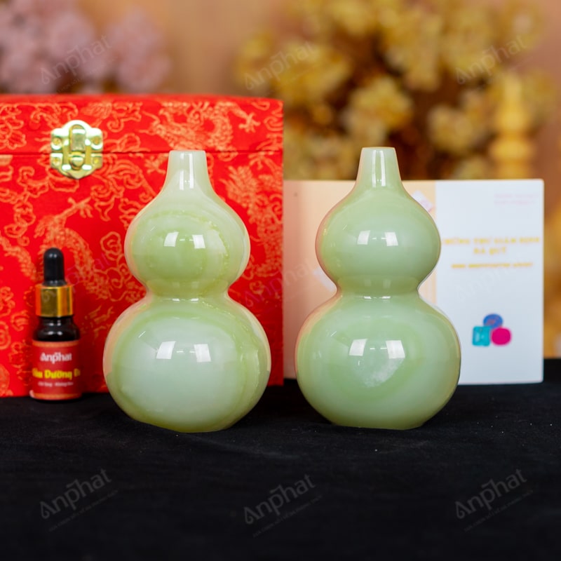 Một mẫu Cặp Hồ Lô Onyx Xanh bán chạy tại An Phát có giá dưới 2 triệu