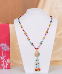 Vòng Cổ Mã Não Đa Sắc 1A 138-0281A-AP