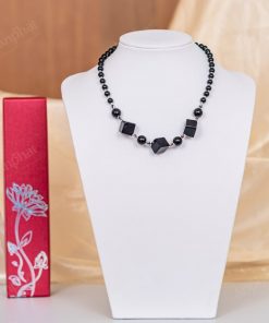 Vòng Cổ Mã Não Đen 1B 138-0281B-AP