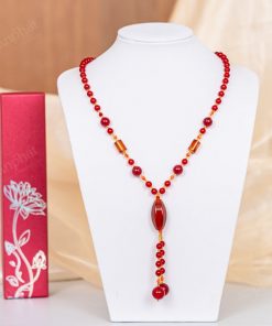 Vòng Cổ Mã Não Đỏ 1A 138-0281A-AP