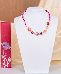 Vòng Cổ Mã Não Hồng 1B 138-0281B-AP