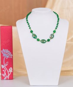 Vòng Cổ Mã Não Xanh 1B 138-0281B-AP