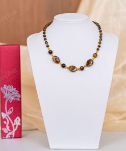 Vòng Cổ Mắt Hổ Vàng Nâu 1B 138-0281B-AP