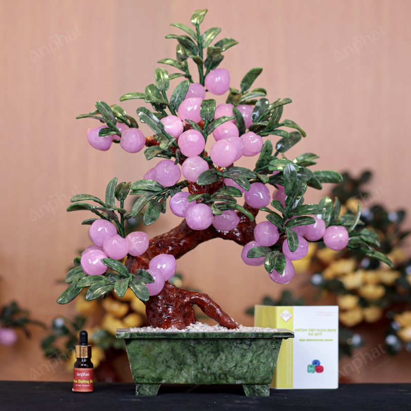 Cây Đào Thạch Anh Hồng 1B 28 Quả 016-0761B-28