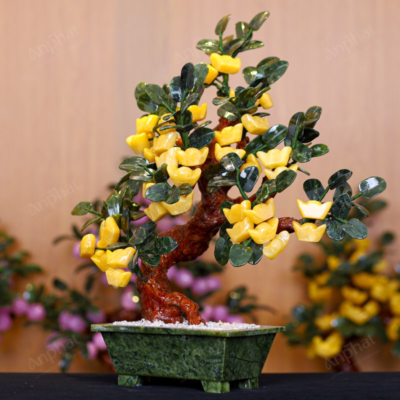 Cây Kim Tiền Ngọc Hoàng Long Vàng 1A 38 Quả 122-0491A-38