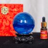 Quả Cầu Đá Núi Lửa Xanh Biển 4A 0,47kg 011-0624A-0,47