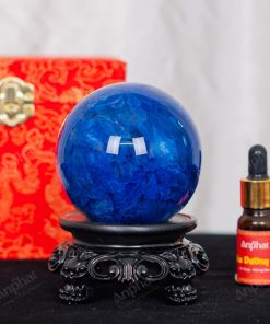 Quả Cầu Đá Núi Lửa Xanh Biển 4A 0,61kg 011-0624A-0,61