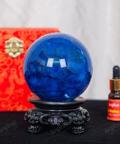 Quả Cầu Đá Núi Lửa Xanh Biển 4A 0,95kg 011-0624A-0,95