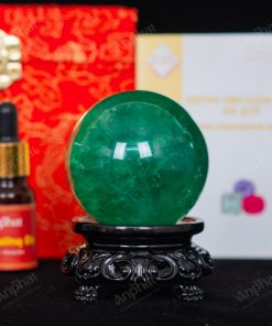 Quả Cầu Fluorite Xanh 5A 0,4kg 011-0135A-0,4