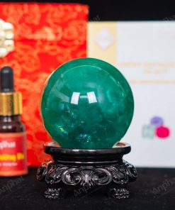 Quả Cầu Fluorite Xanh 5A 0,41kg 011-0135A-0,41