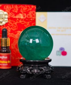 Quả Cầu Fluorite Xanh 5A 0,44kg 011-0135A-0,44