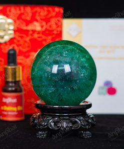 Quả Cầu Fluorite Xanh 5A 0,51kg 011-0135A-0,51