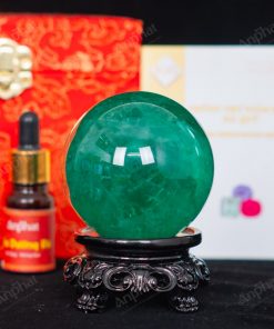 Quả Cầu Fluorite Xanh 5A 0,53kg 011-0135A-0,53