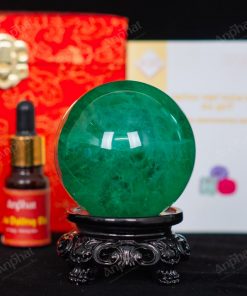 Quả Cầu Fluorite Xanh 5A 0,55kg 011-0135A-0,55