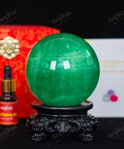 Quả Cầu Fluorite Xanh 5A 1,26kg 011-0135A-1,26