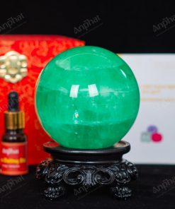 Quả Cầu Fluorite Xanh 5A 1,26kg 011-0135A-1,26