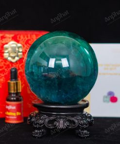 Quả Cầu Fluorite Xanh 5A 1,56kg 011-0135A-1,56