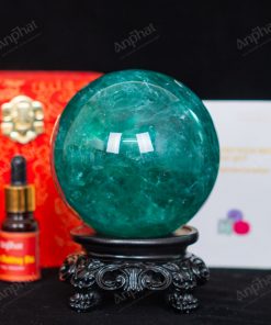 Quả Cầu Fluorite Xanh 5A 1,66kg 011-0135A-1,66