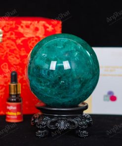 Quả Cầu Fluorite Xanh 5A 2,02kg 011-0135A-2,02