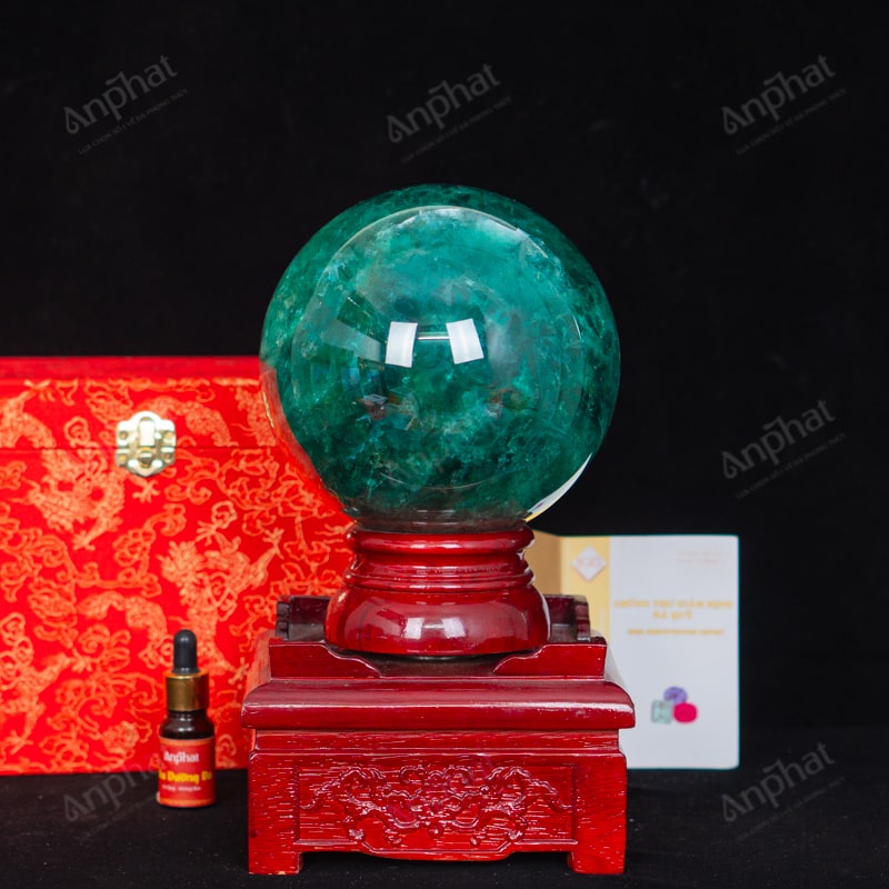Quả Cầu Fluorite Xanh 5A 6,05kg 011-0135A-6,05
