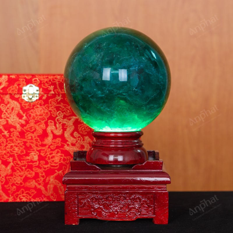 Quả Cầu Fluorite Xanh 5A 7,94kg 011-0135A-7,94