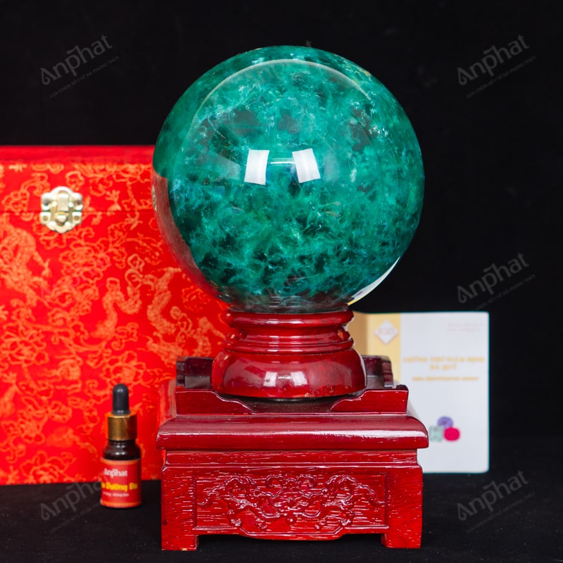 Quả Cầu Fluorite Xanh 5A 8,05kg 011-0135A-8,05