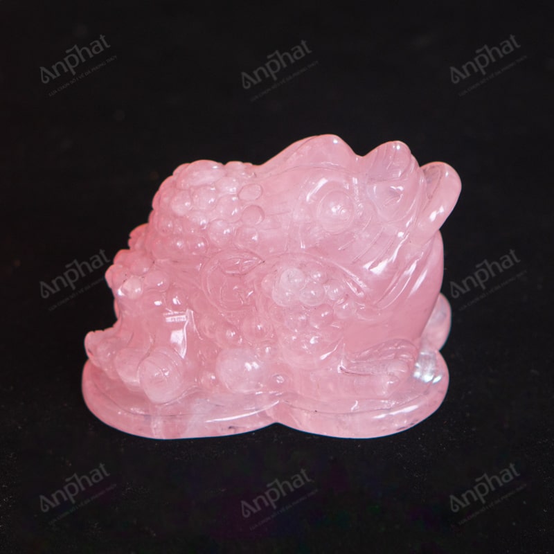 Thiềm Thừ Thạch Anh Hồng 2A 0,79kg 063-0762A-0,79