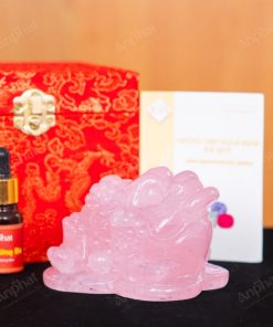 Thiềm Thừ Thạch Anh Hồng 2A 0,79kg 063-0762A-0,79