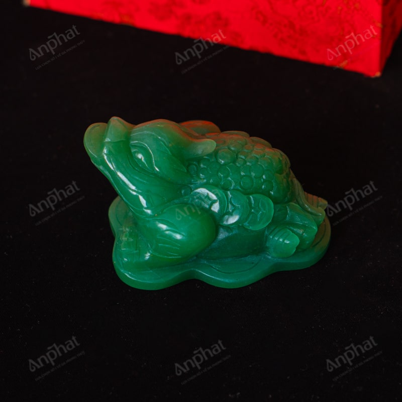 Thiềm Thừ Thạch Anh Xanh 1A 0,25kg 063-0931A-0,25