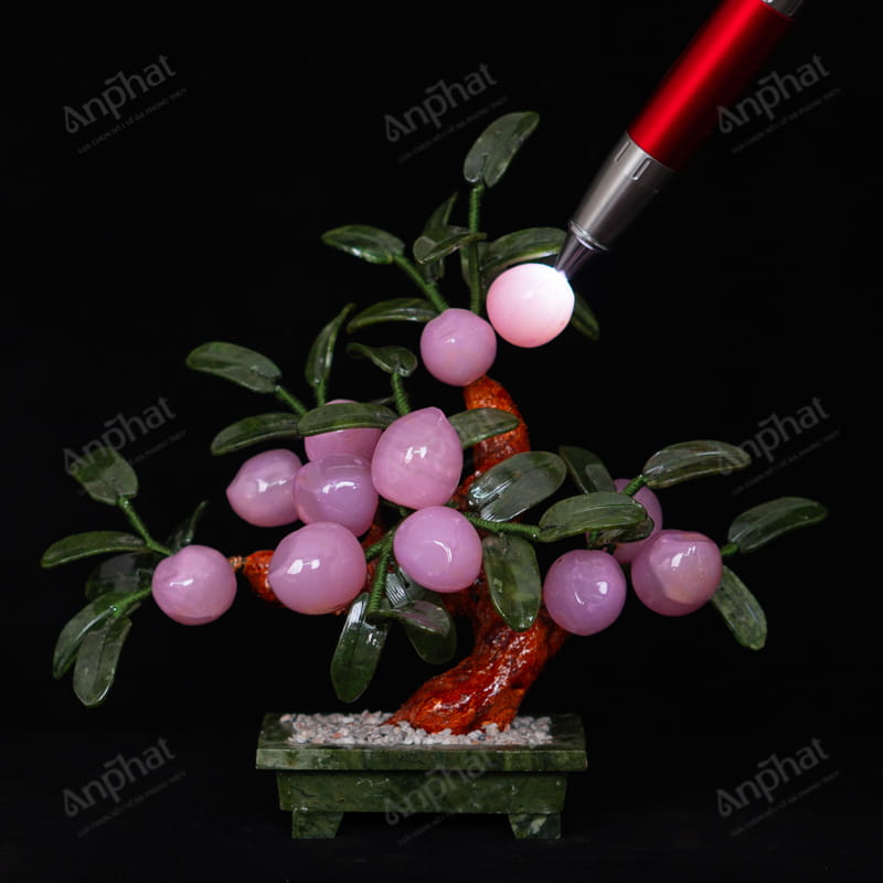 Cây Đào Thạch Anh Hồng 1B 12 Quả 016-0761B-12