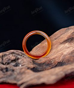 Nhẫn Bản Liền Mã Não Bắc Giang Hồng 1A 116-1261A-AP