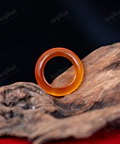 Nhẫn Bản Liền Mã Não Bắc Giang Hồng 2A 116-1262A-AP