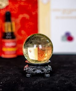 Quả Cầu Thạch Anh Vàng 8A 0,1kg 011-0918A-0,1