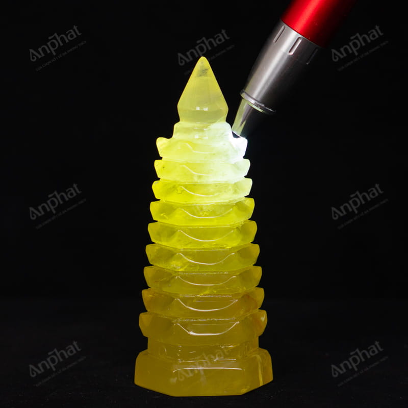 Tháp Văn Xương Thạch Anh Vàng 2A 0,72kg 024-0912A-0,72