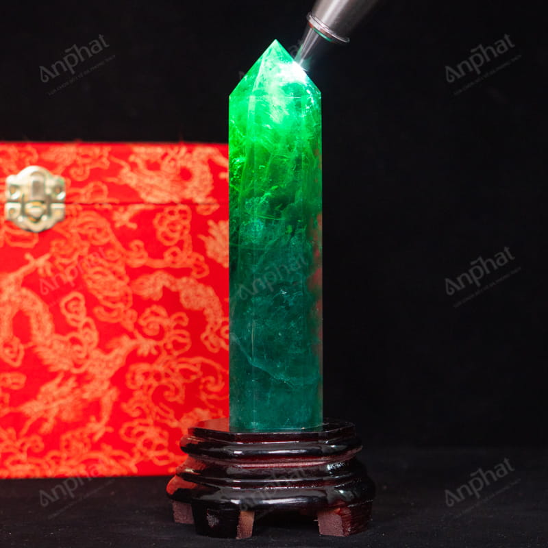 Trụ Flourite Xanh 2A 0,59kg 026-0132A-0,59