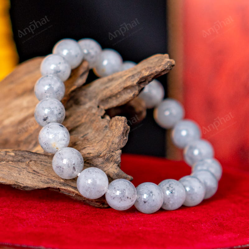 Vòng Tay Ngọc Jade Gà Đen 5A 10 Ly 079-1495A-10