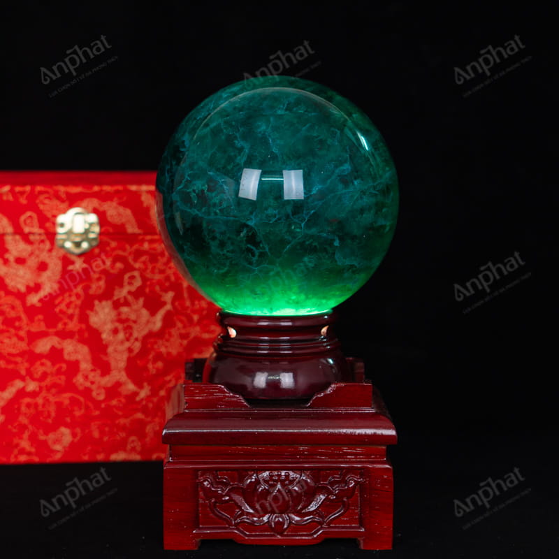 Quả Cầu Fluorite Xanh 5A 4,68kg 011-0135A-4,68