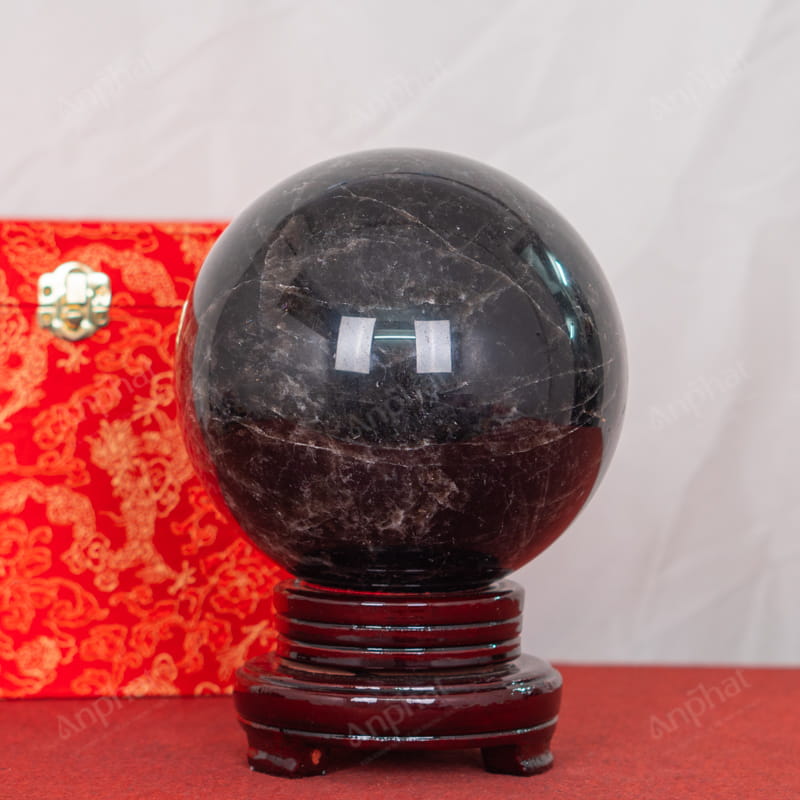 Quả Cầu Thạch Anh Đen 3A 5,63kg 011-0753A-5,63