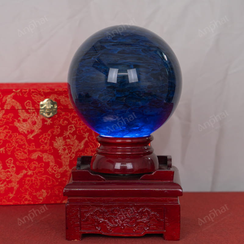 Quả Cầu Đá Núi Lửa Xanh Biển 2A 4,96kg 011-0622A-4,96