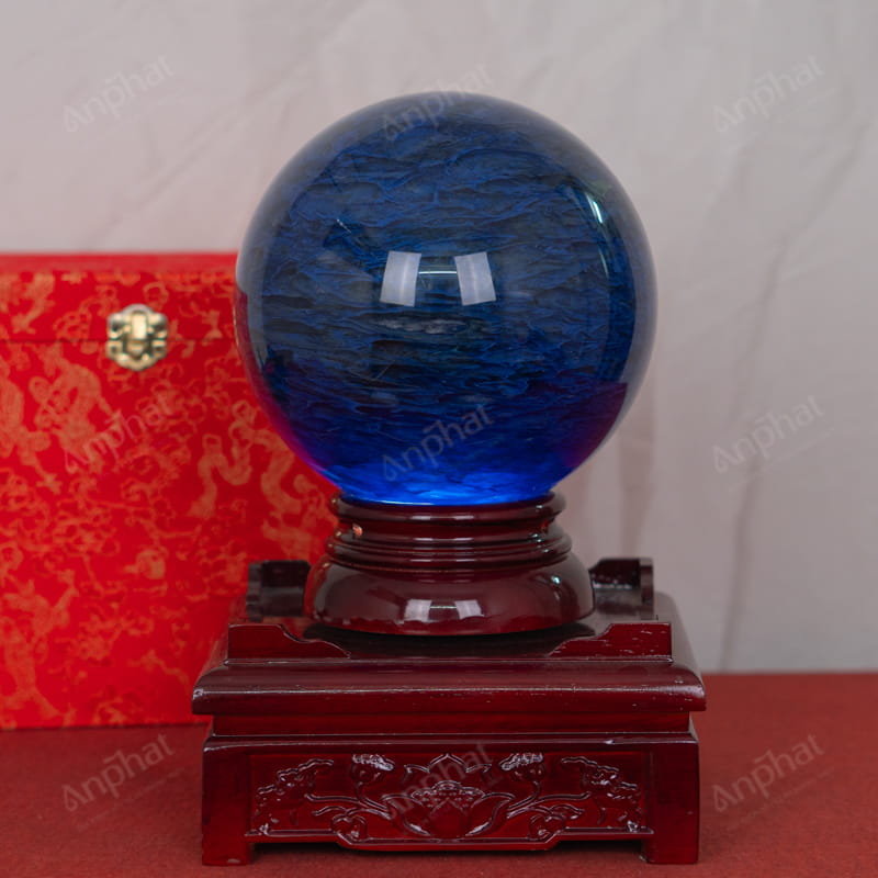 Quả Cầu Đá Núi Lửa Xanh Biển 2A 6,35kg 011-0622A-6,35