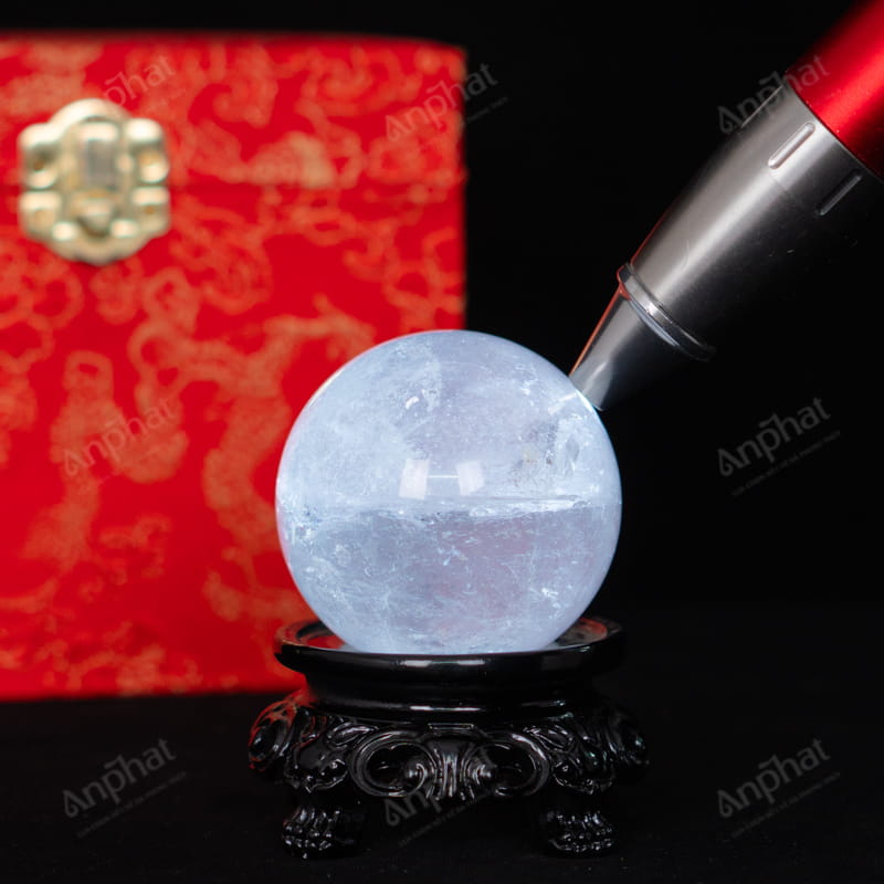 Quả Cầu Thạch Anh Trắng 4A 0,24kg 011-0894A-0,24