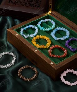 Vòng Tay Đá Vụn Tự Nhiên 8 Ly An Gia