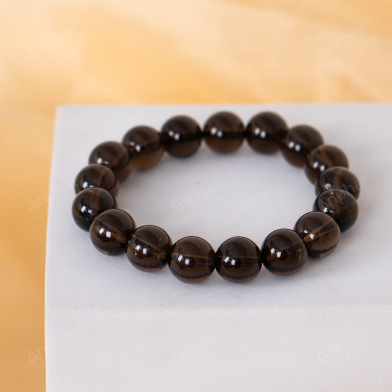 Vòng Tay Thạch Anh Khói 1A 12 Ly 079-0771A-12